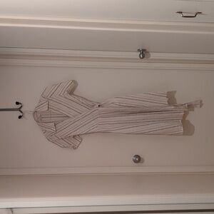 Stripped Wrap Dress Size Small
